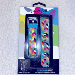 FRENCH BULL Fitbit Charge 2 Designer Band NWT